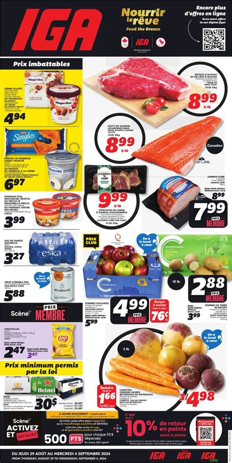 ooc iga|29 août au 4 septembre: les meilleurs rabais à l'épicerie .